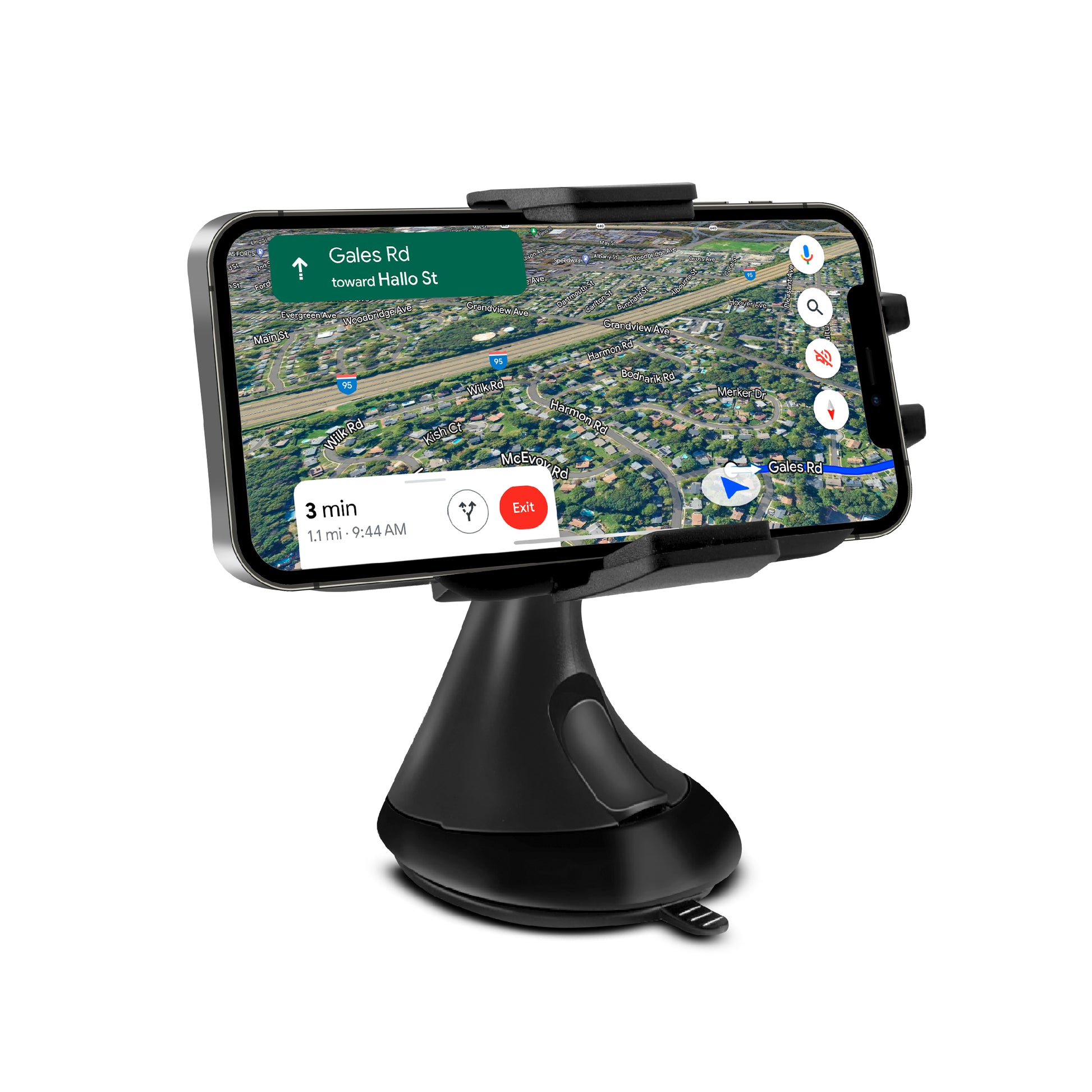 RCA 2-in-1 Universal Car Phone Holder for Dashboard & Windshield - Top Tech Audio