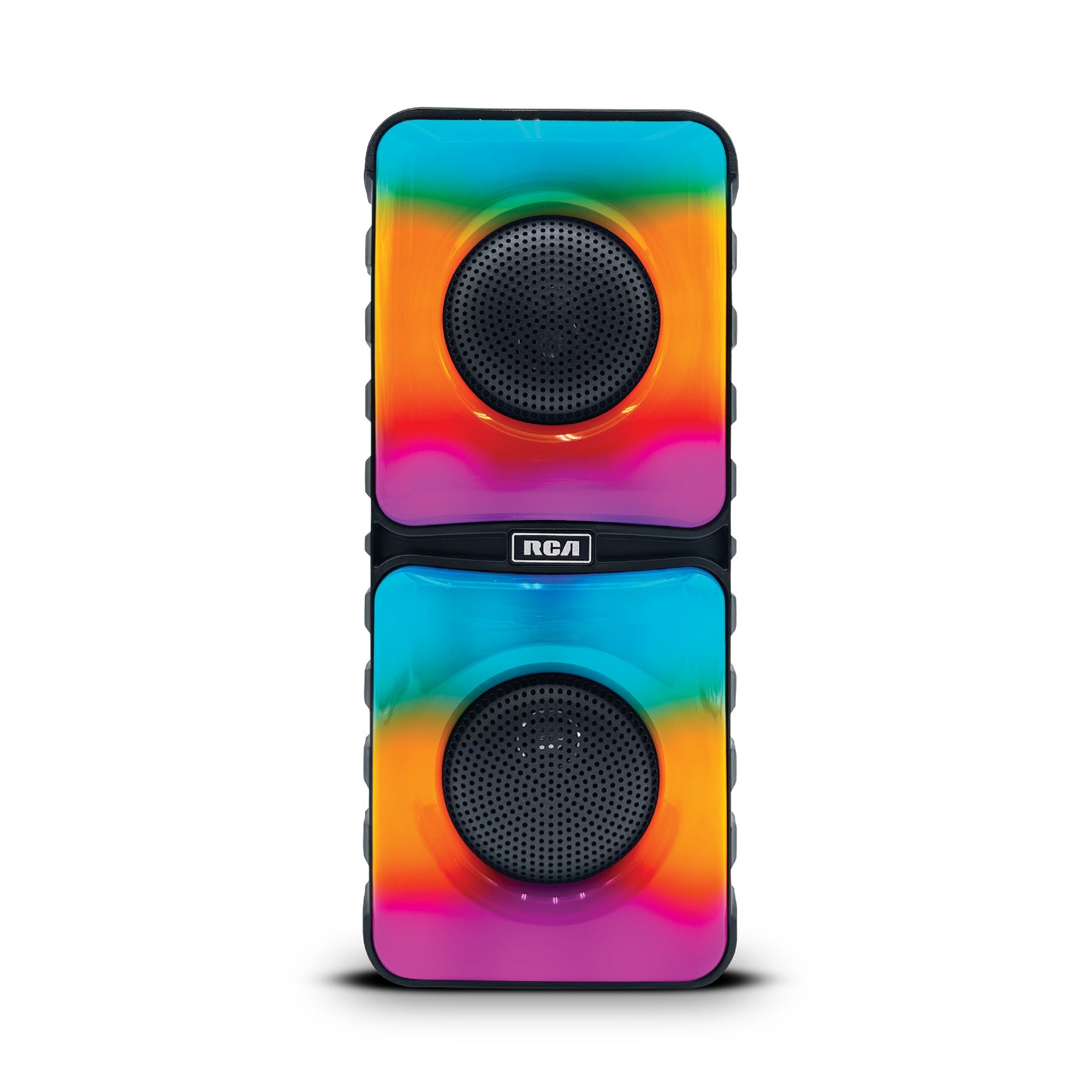RCA Disco 204 Flame Effect Bluetooth Party Speaker with Dual 4" Woofers - Top Tech Audio
