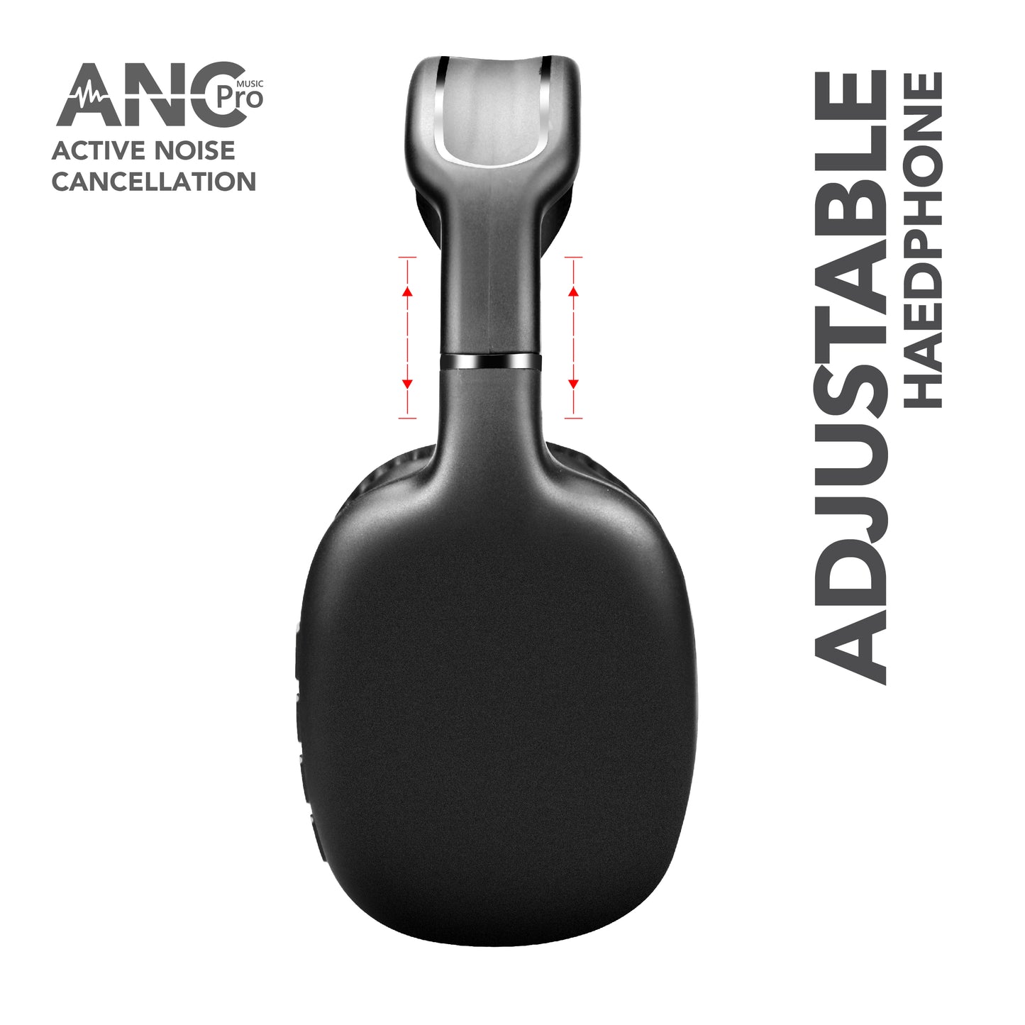 RCA Wave-53 Active Noise Cancelling Headphones, 12H Playtime, Hi-Res Audio - Top Tech Audio