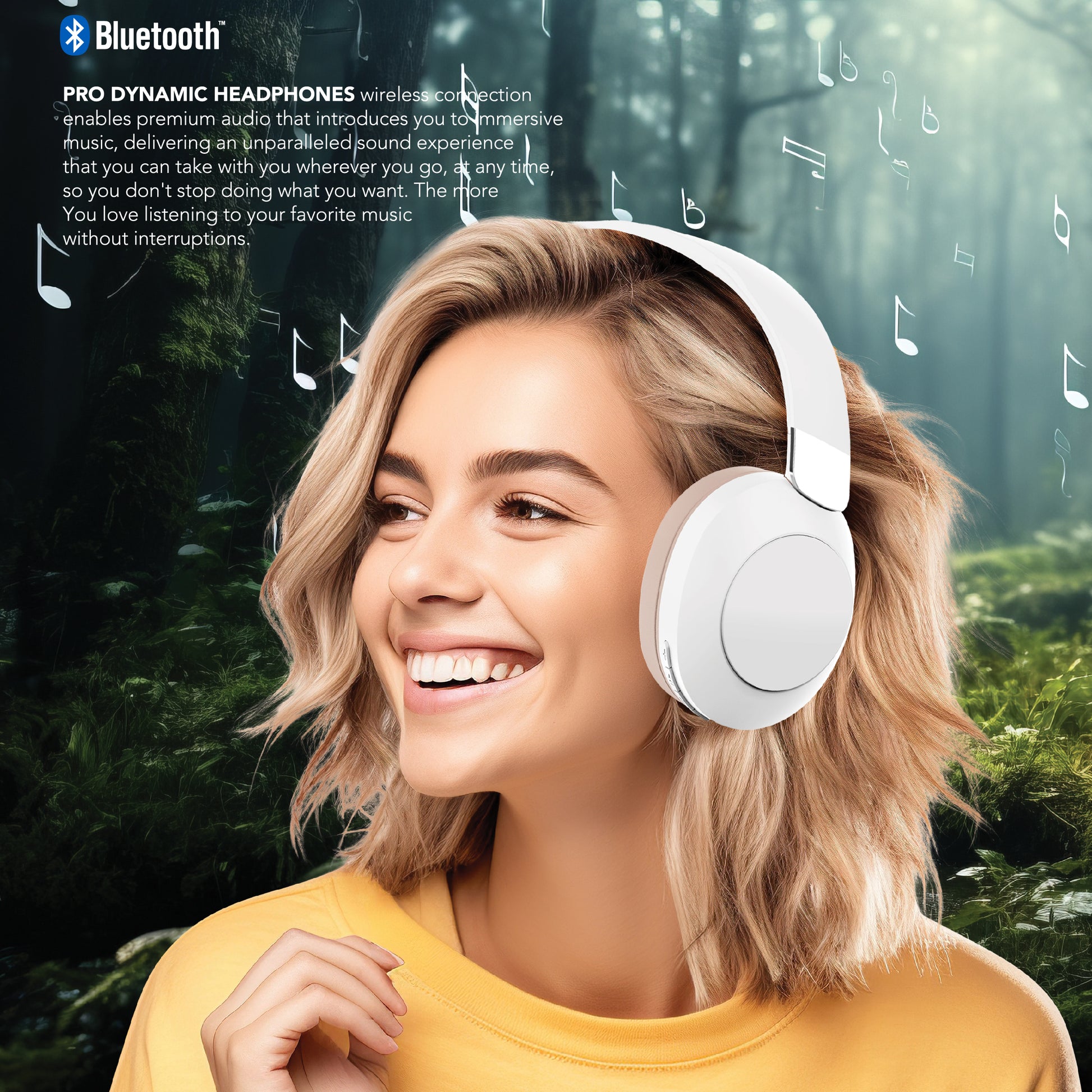 RCA Wave-54 Wireless Over-Ear Bluetooth Headphones, 12H Playtime, Hi-Res Audio - Top Tech Audio