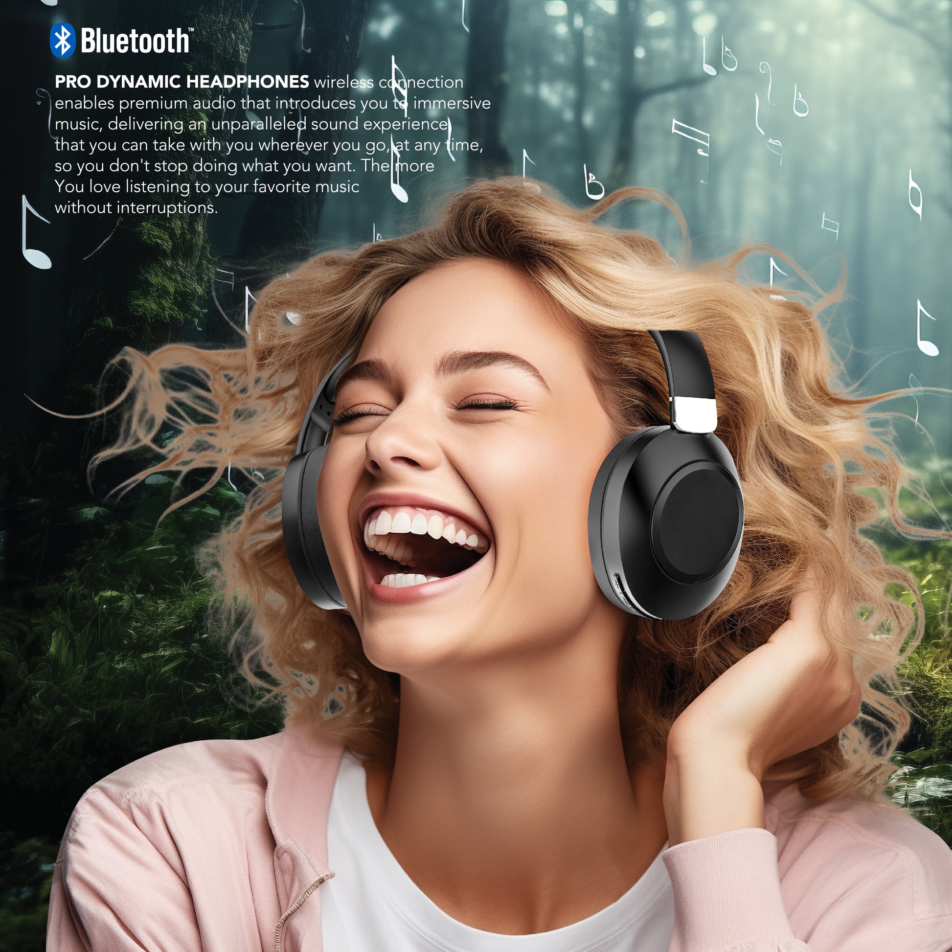 RCA Wave-54 Wireless Over-Ear Bluetooth Headphones, 12H Playtime, Hi-Res Audio - Top Tech Audio