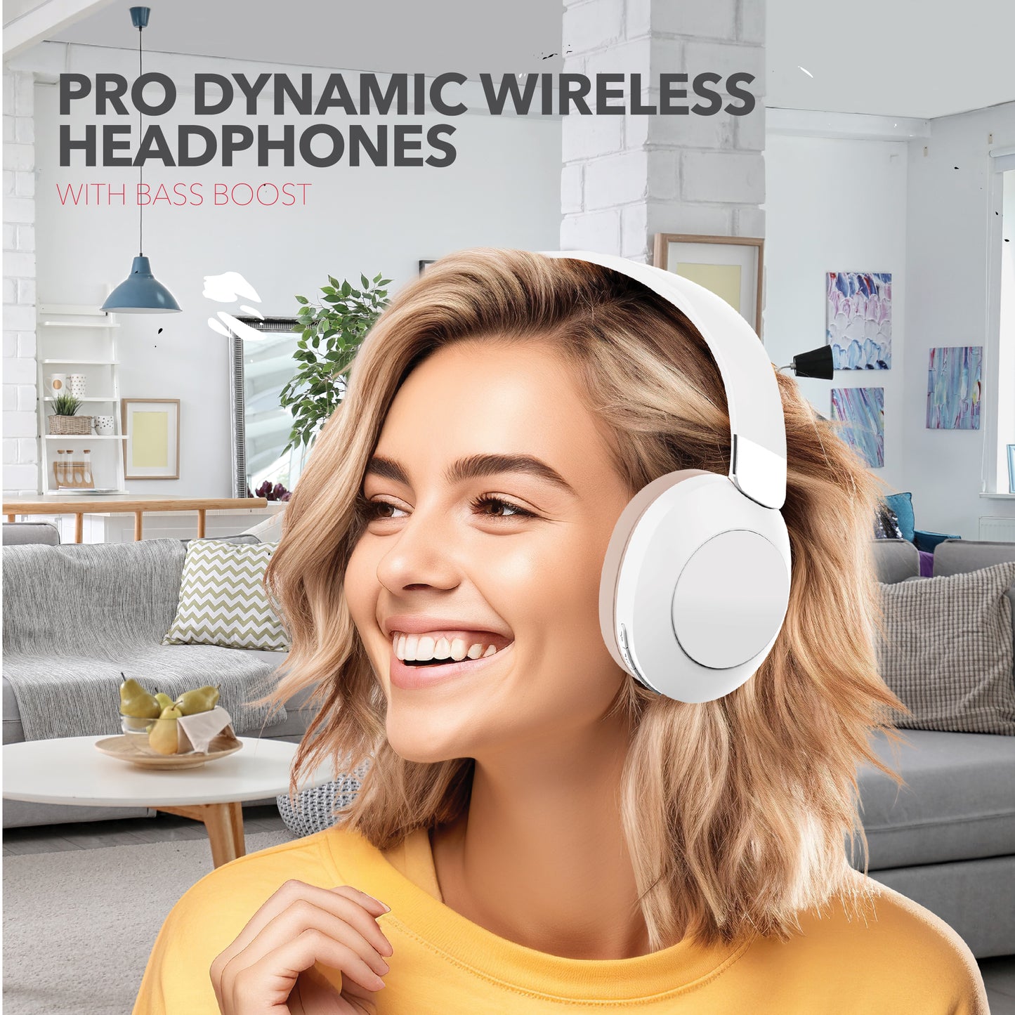 RCA Wave-54 Wireless Over-Ear Bluetooth Headphones, 12H Playtime, Hi-Res Audio - Top Tech Audio