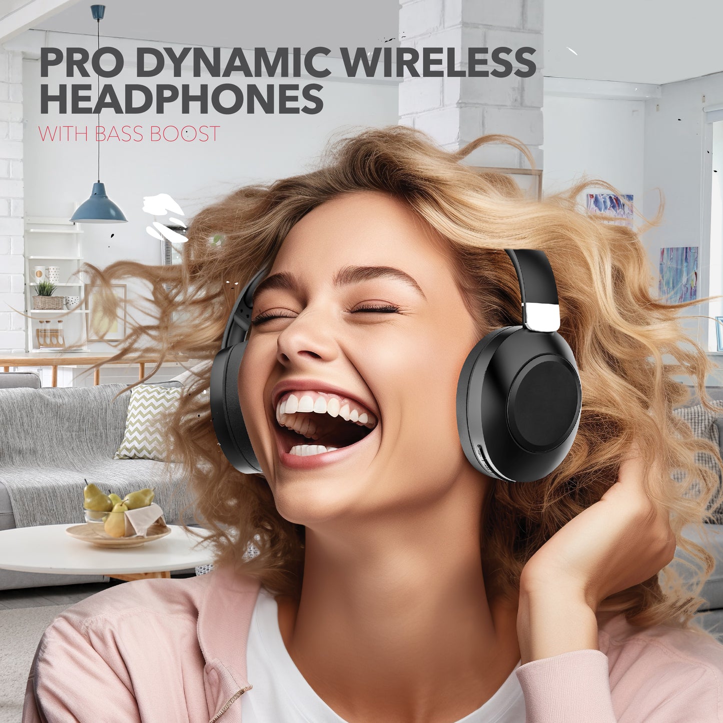 RCA Wave-54 Wireless Over-Ear Bluetooth Headphones, 12H Playtime, Hi-Res Audio - Top Tech Audio