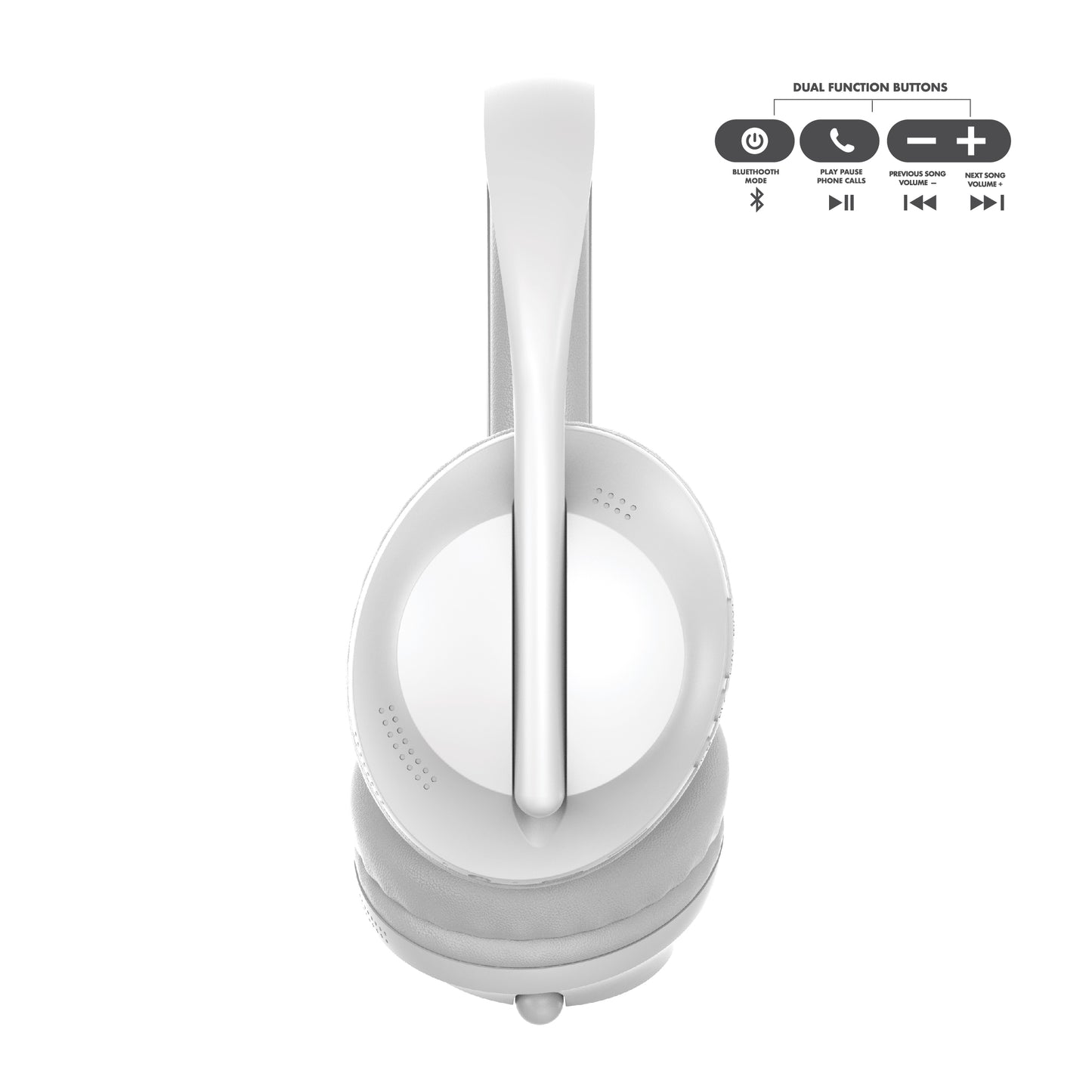 RCA Wave-55 Wireless Over-Ear Bluetooth Headphones, 12H Playtime, Hi-Resolution Audio - Top Tech Audio