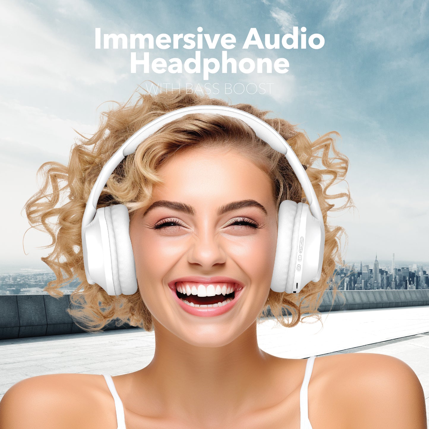 RCA Wave-55 Wireless Over-Ear Bluetooth Headphones, 12H Playtime, Hi-Resolution Audio - Top Tech Audio