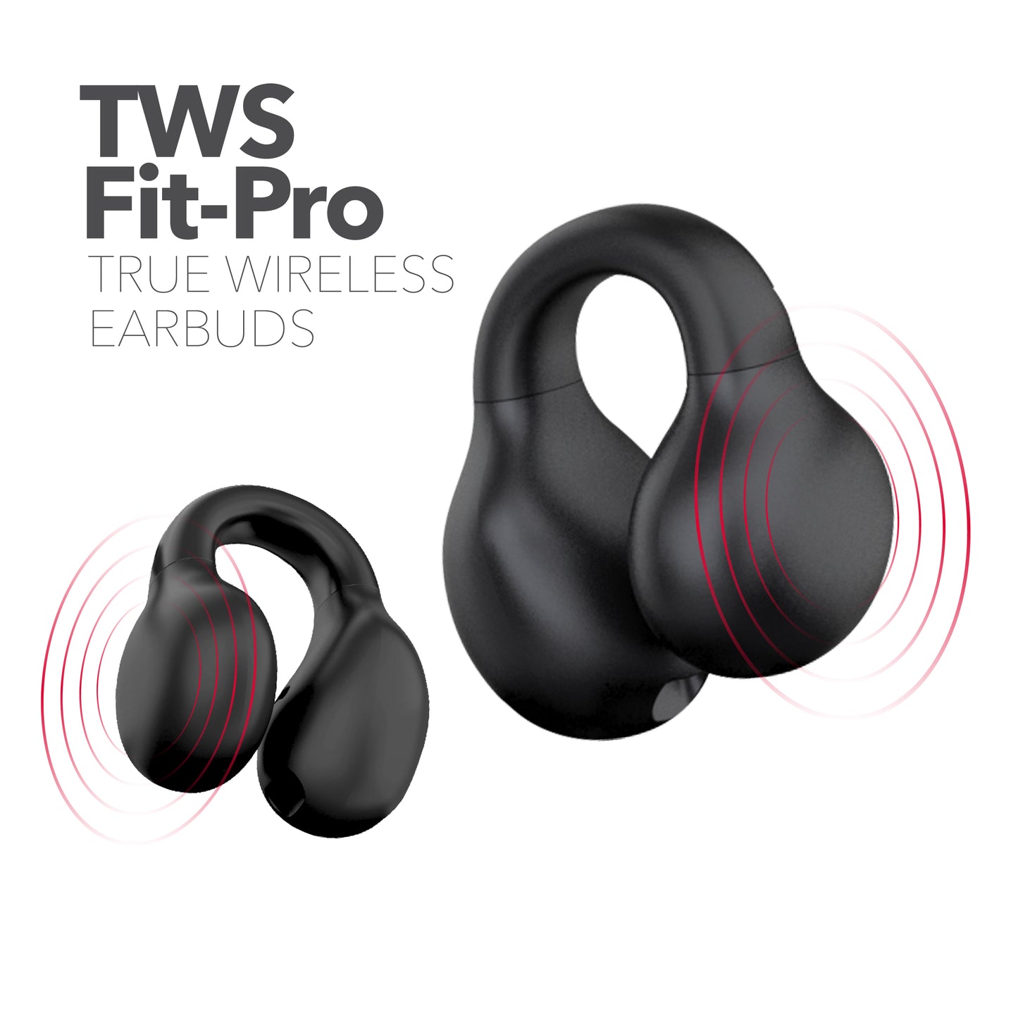 RCA Wave-66 True Wireless Earbuds, 20H Playtime, Hi-Res Audio, Big Bass - Top Tech Audio