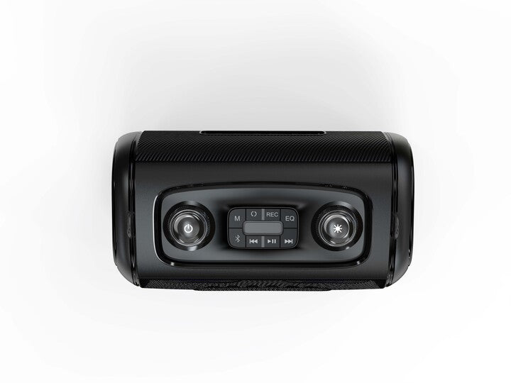 RCA FLAME-204 Double 4" Bluetooth Speaker with Carry Strap - FM/USB/TF/AUX/MIC IN - Top Tech Audio