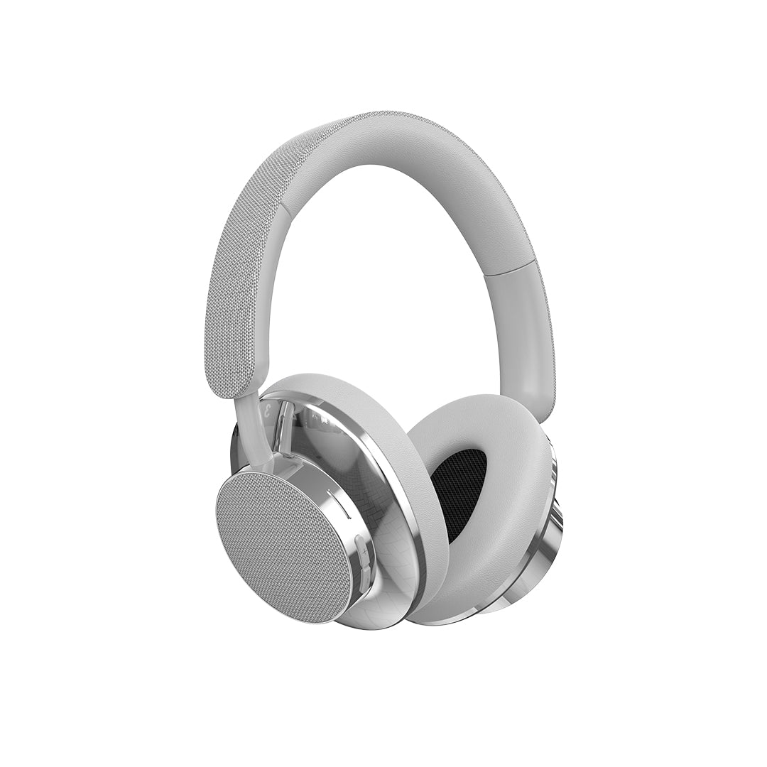 RCA WAVE-75 ANC Bluetooth Wireless Headphones - 25H Playtime, Metallic Finish - Top Tech Audio