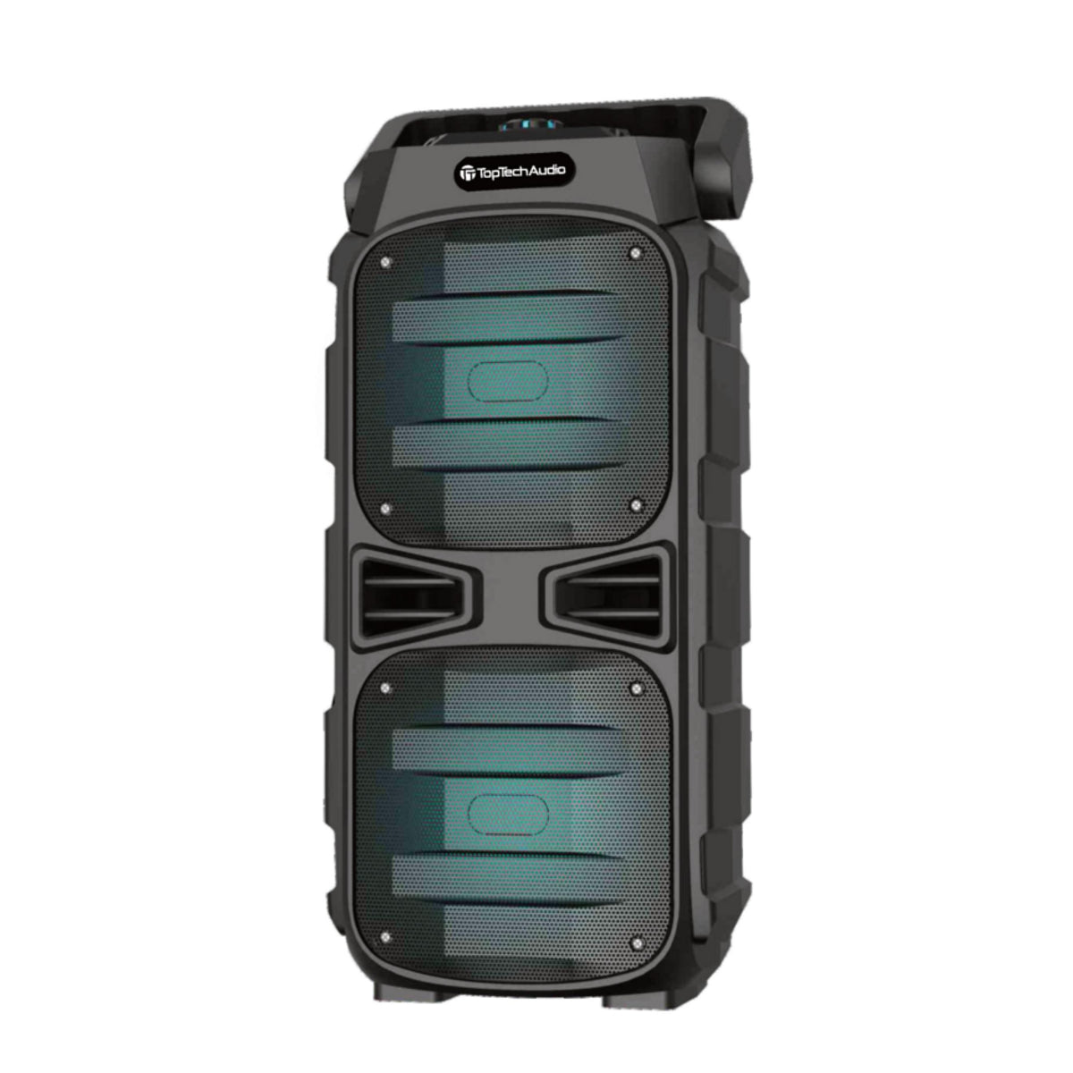 TOPTECH ANGEL-6, 2x6.5" Portable Bluetooth Speaker with Party Lights & Long Battery Life