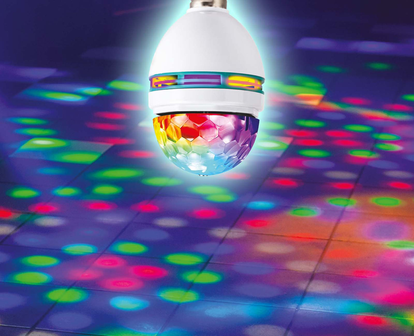 TOPTECH Disco Light Bulb, Star Projector Rotating Bluetooth Speaker for Party & Night Light - Top Tech Audio