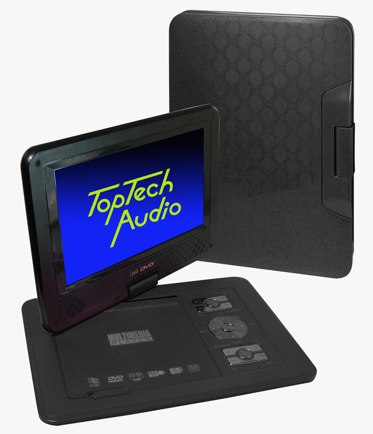 9-Inch Multi-Media Player with Built-in Games and Rechargeable Battery