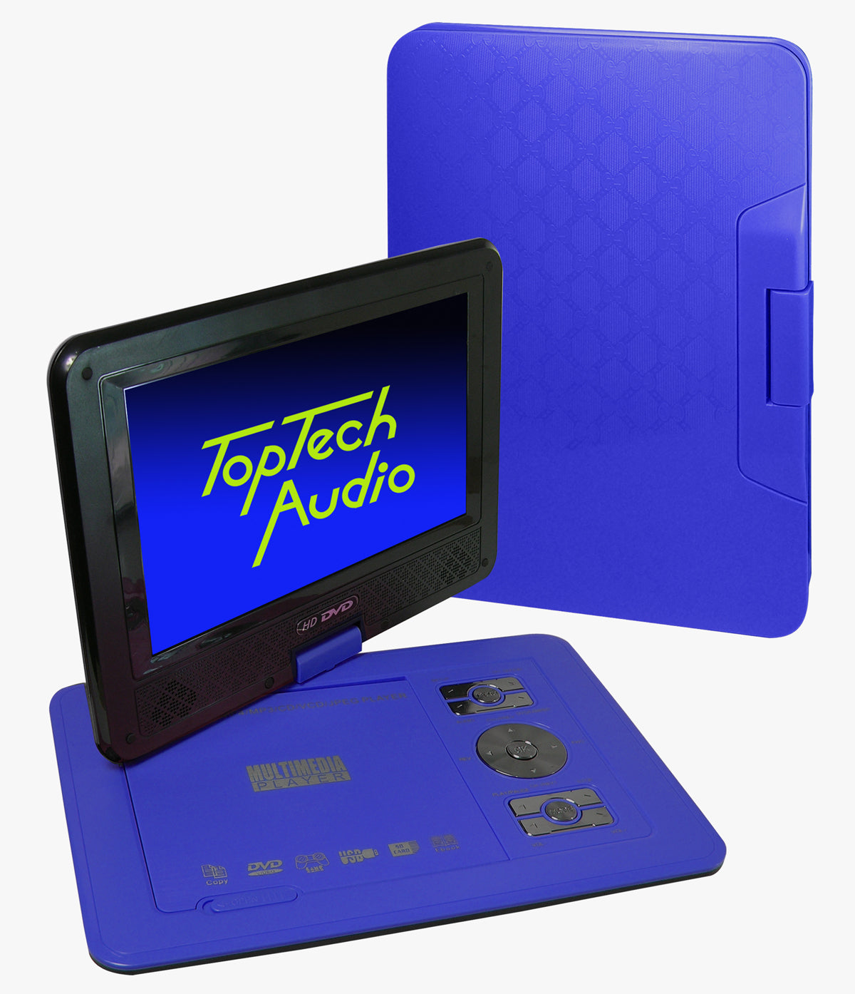 9-Inch Multi-Media Player with Built-in Games and Rechargeable Battery