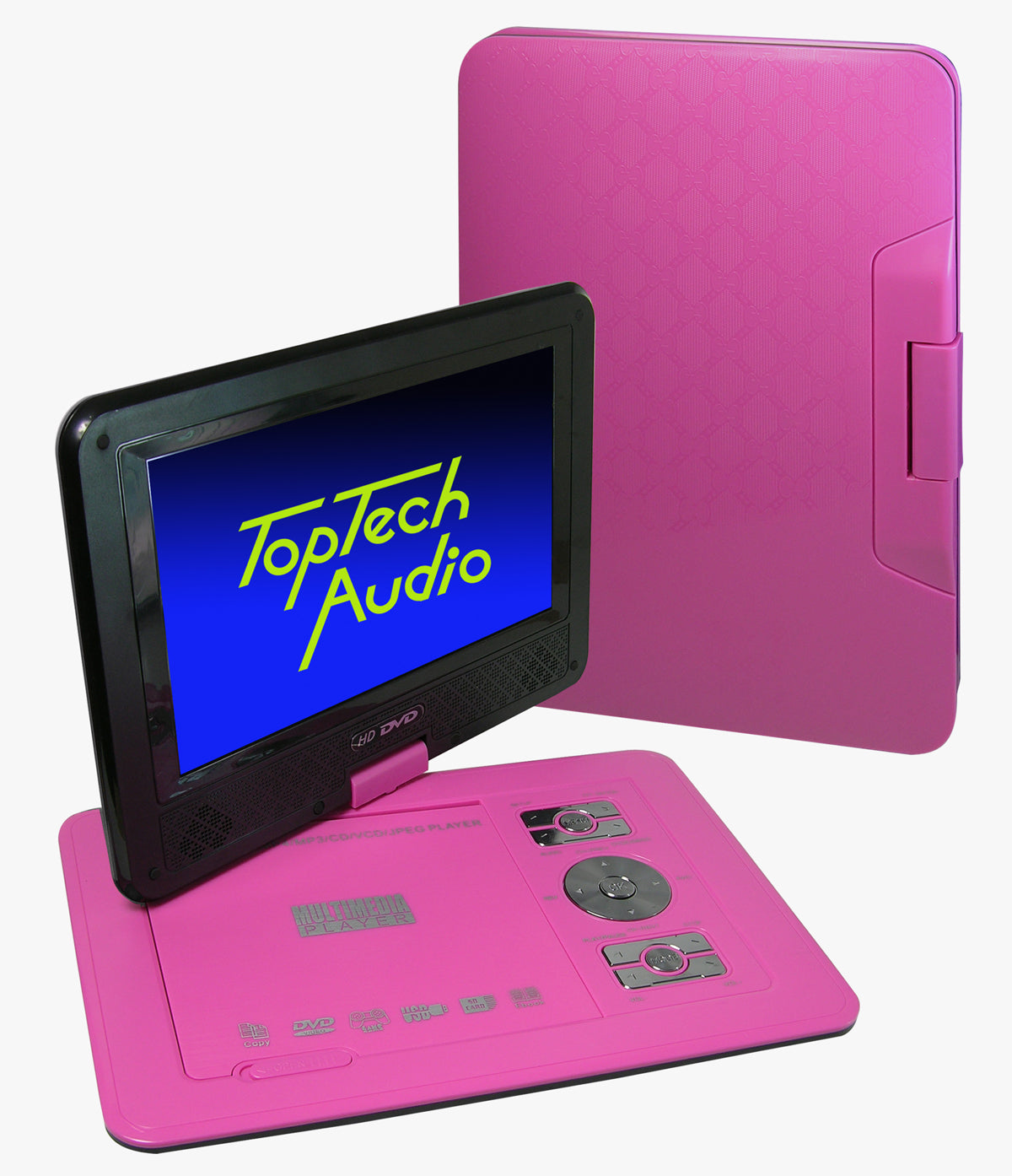 9-Inch Multi-Media Player with Built-in Games and Rechargeable Battery