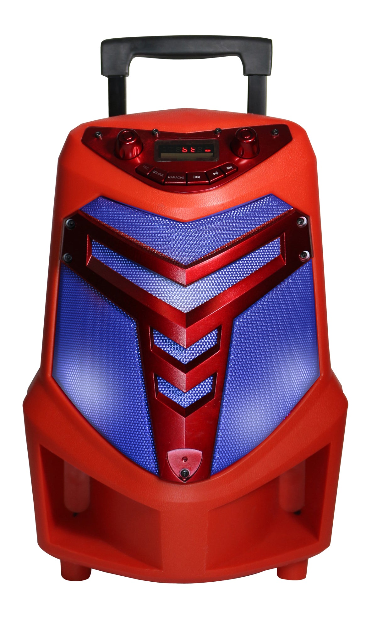 Fully AmplifiedPortable 1200 WattsPeak Power 6.5” Speaker with led light