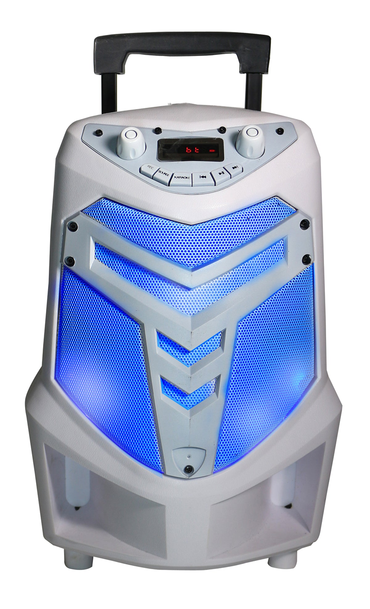 Fully AmplifiedPortable 1200 WattsPeak Power 6.5” Speaker with led light