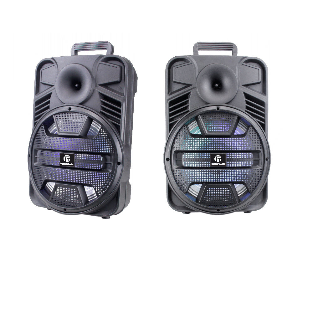 Fully Amplified Multimedia Rechargeable Speaker 3000 Watts Peak Power 12 Inch Woofer