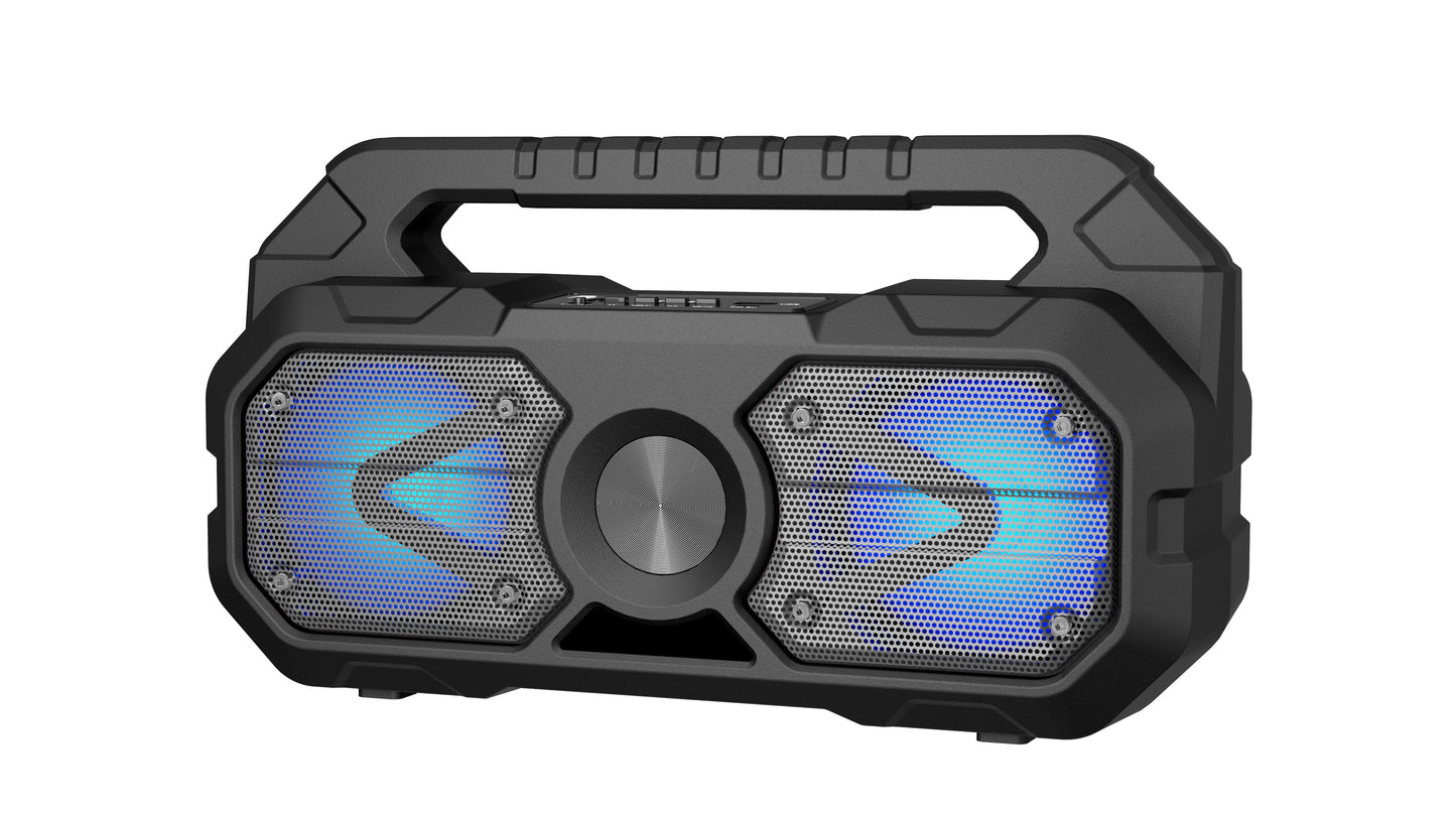 Fully Amplified Portable 1500 Watts Peak Power 2x4” Speaker