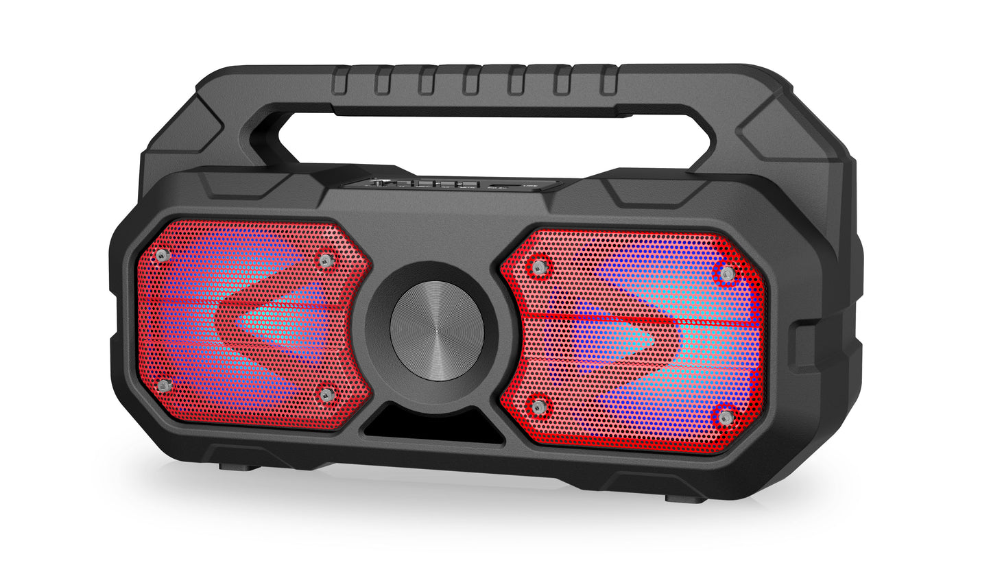 Fully Amplified Portable 1500 Watts Peak Power 2x4” Speaker