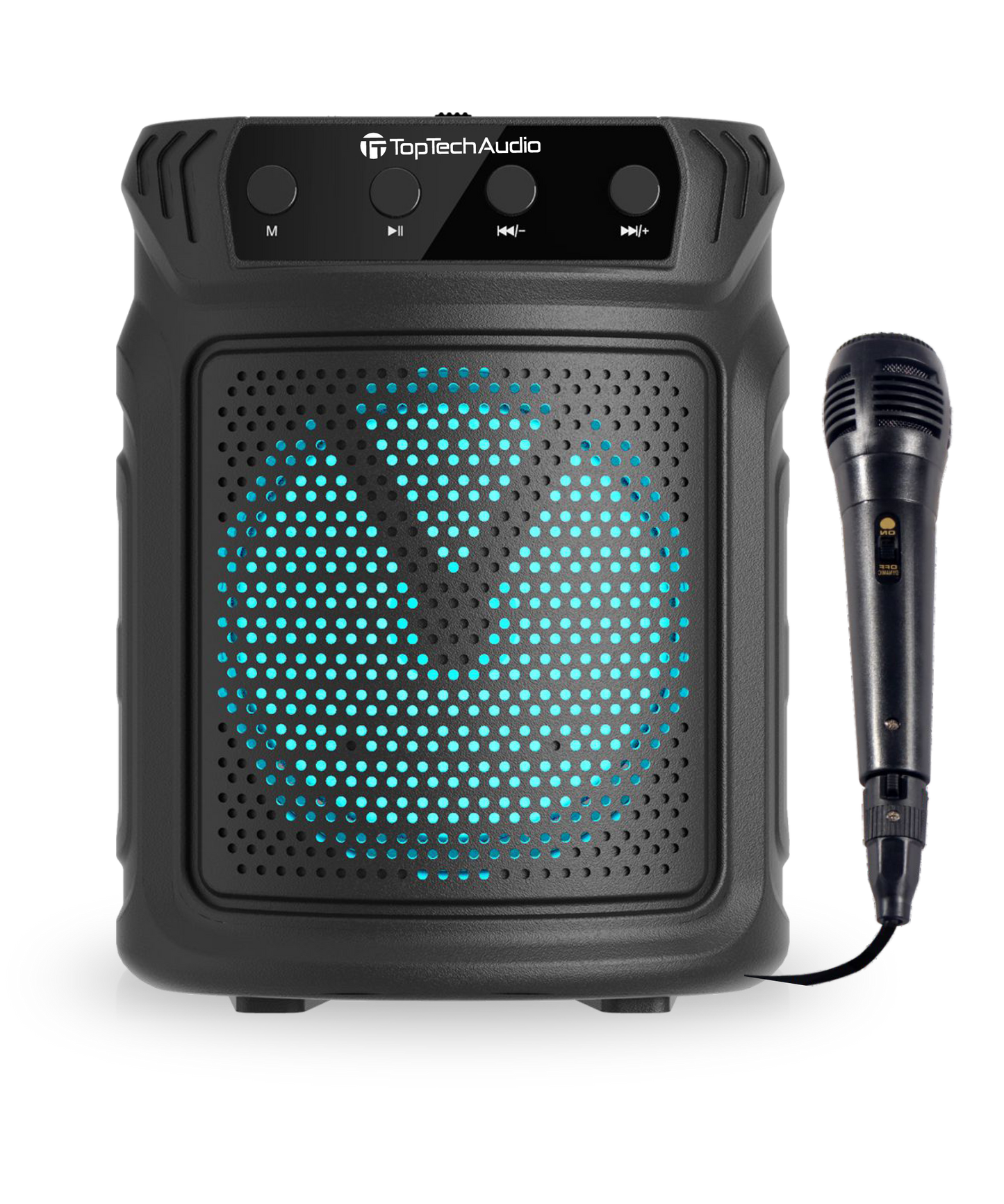 Fully Amplified Portable 800 Watts Peak Power 4” Speaker with Bluetooth & Mic