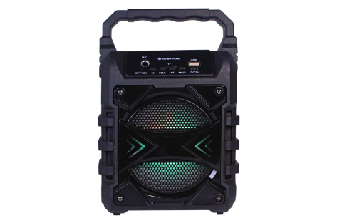 Top Tech Audio Fully Amplified Portable 500 Watts Peak Power 4” Speaker