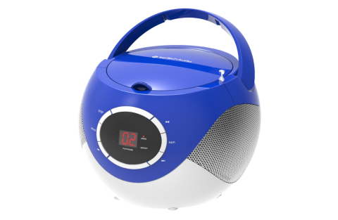Portable CD Player with AM/FM Stereo Radio, Programmable Memory, and High-Performance Speakers - Top Tech Audio