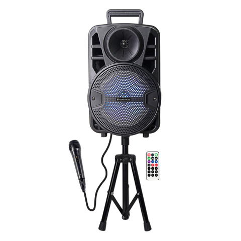 Fully Amplified Portable 1200 Watts Peak Power 8” Speaker