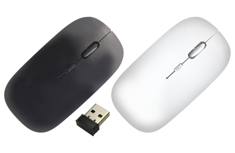 TOPTECH Ergonomic Wireless Mouse with USB Mini Receiver for PCs - Top Tech Audio