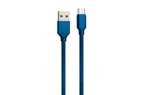 3ft Tangle-Free Braided Micro USB Cable with Fast Charging Alloy Connectors - Top Tech Audio