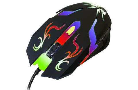TOPTECH X6 Wired Gaming  Mouse,  Ergonomic soft-touch design Wired Mouse,RGB 7-Color Breathing Light