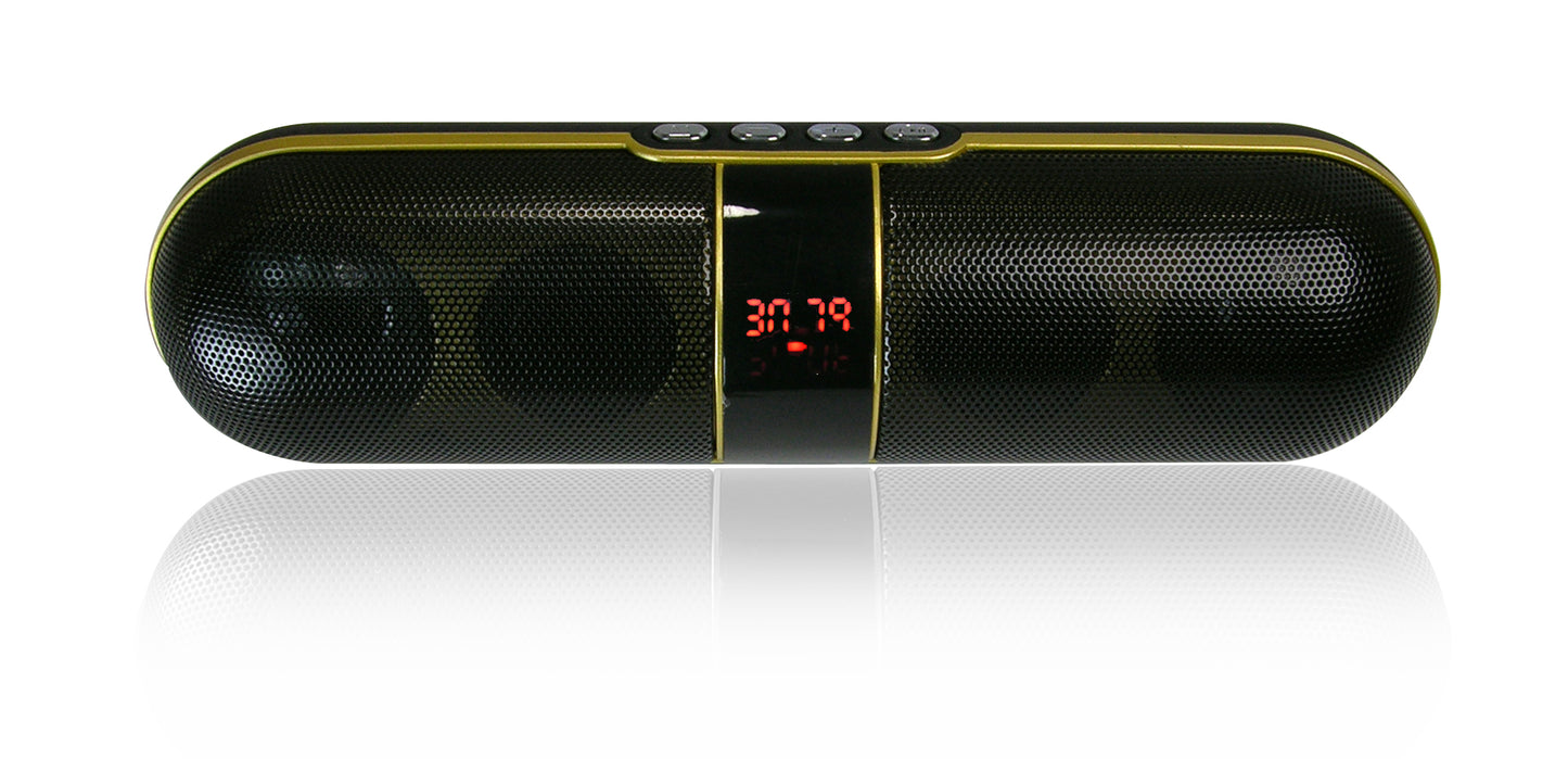 Portable Rechargeable Bluetooth Speaker With FM/USb/Micro-SD