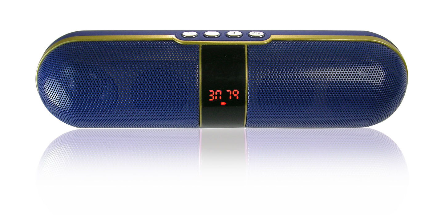 Portable Rechargeable Bluetooth Speaker With FM/USb/Micro-SD