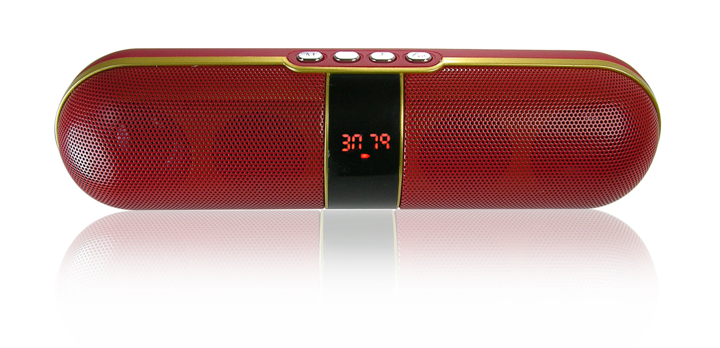 Portable Rechargeable Bluetooth Speaker With FM/USb/Micro-SD