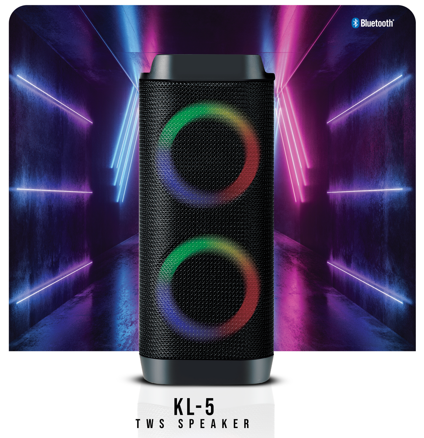 TOPTECH KL-5, Dual 3 inch Woofers Bluetooth Party Speaker with Karaoke Microphone,USB/SD,FM Radio,AUX,Party Disco Lights, TWS Pairing,Long Playtime for Outdoor Party