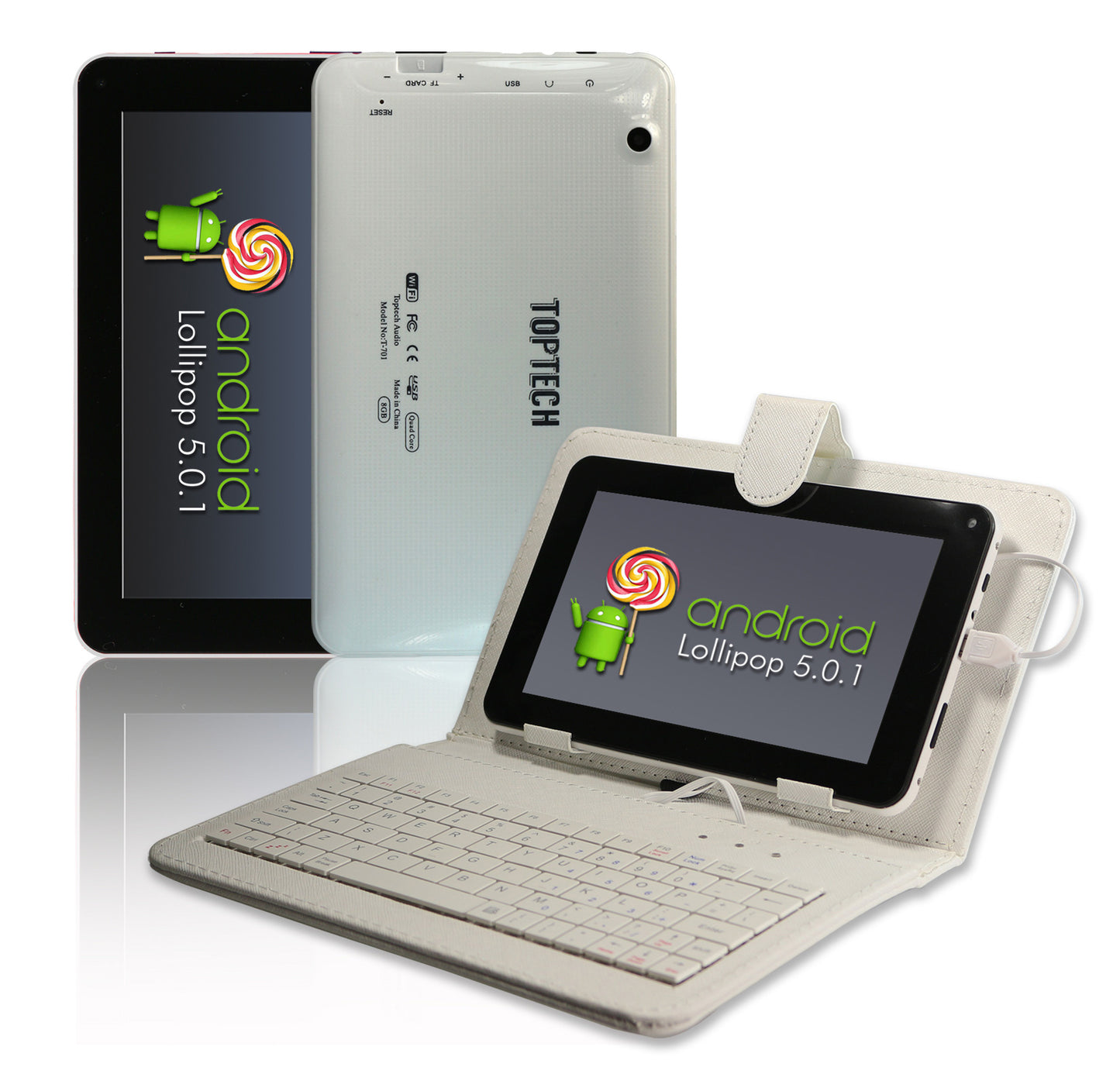 7’’ Tablet PC - Capacitive 5 Point Touch Screen