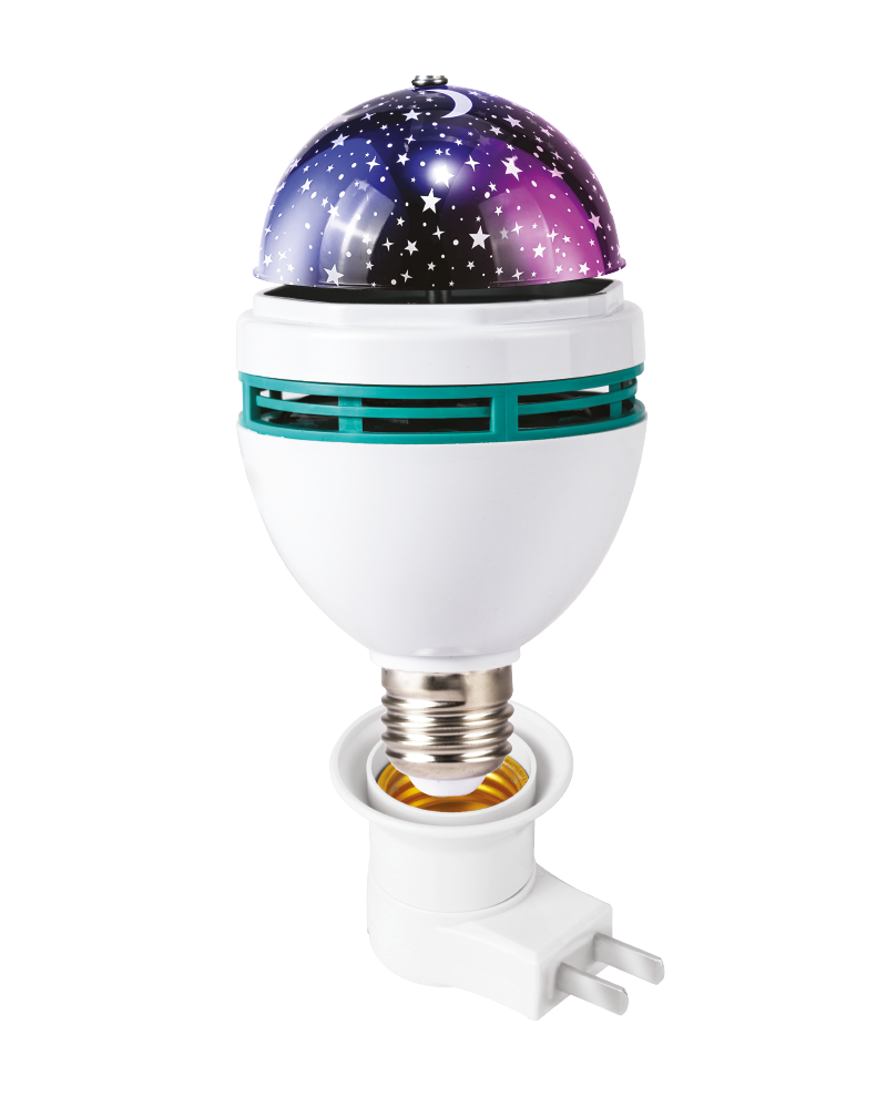 TOPTECH Star Projector Galaxy Bulb with Bluetooth Speaker, Night Light & Lighting Shows - Top Tech Audio