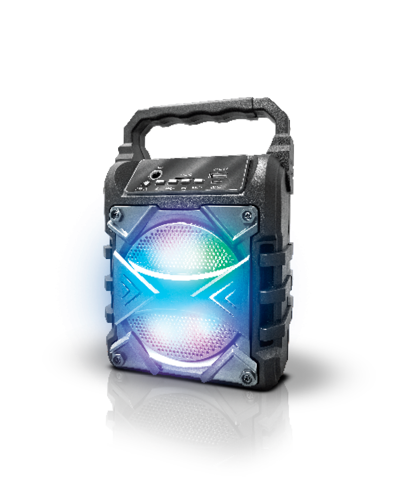 TOPTECH Jet-4 Bluetooth Speaker, 4" Woofer, 400W, Karaoke, 100ft Range, Portable - Top Tech Audio