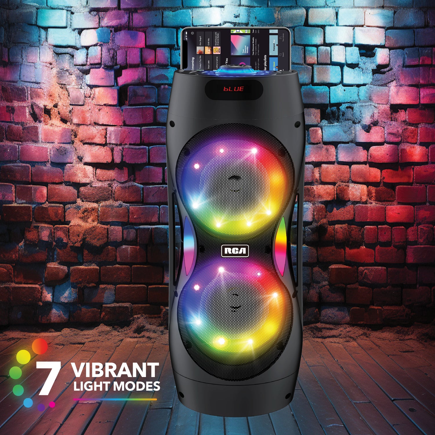 RGB Party Speakers with Show Lights