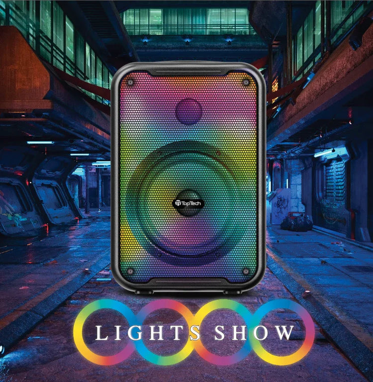 RGB Flame Party Speakers - Top Tech Audio 