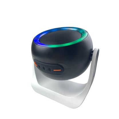 RCA BEAT-3 Micro Boom Portable Flame Mini Speaker, 12H Playback Time, Bluetooth Version 5.4, Black