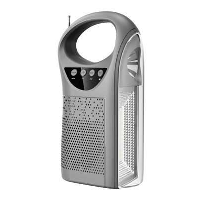 TOPTECH TTA-3 Portable Bluetooth Speaker with Solar Charging, LED Torch & Power Bank