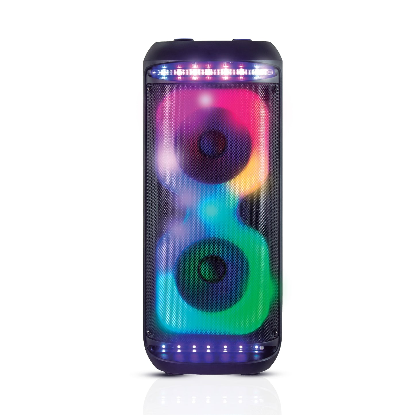 RCA Disco 2110 Flame Effect Bluetooth Party Speaker with Dual 8" Woofers