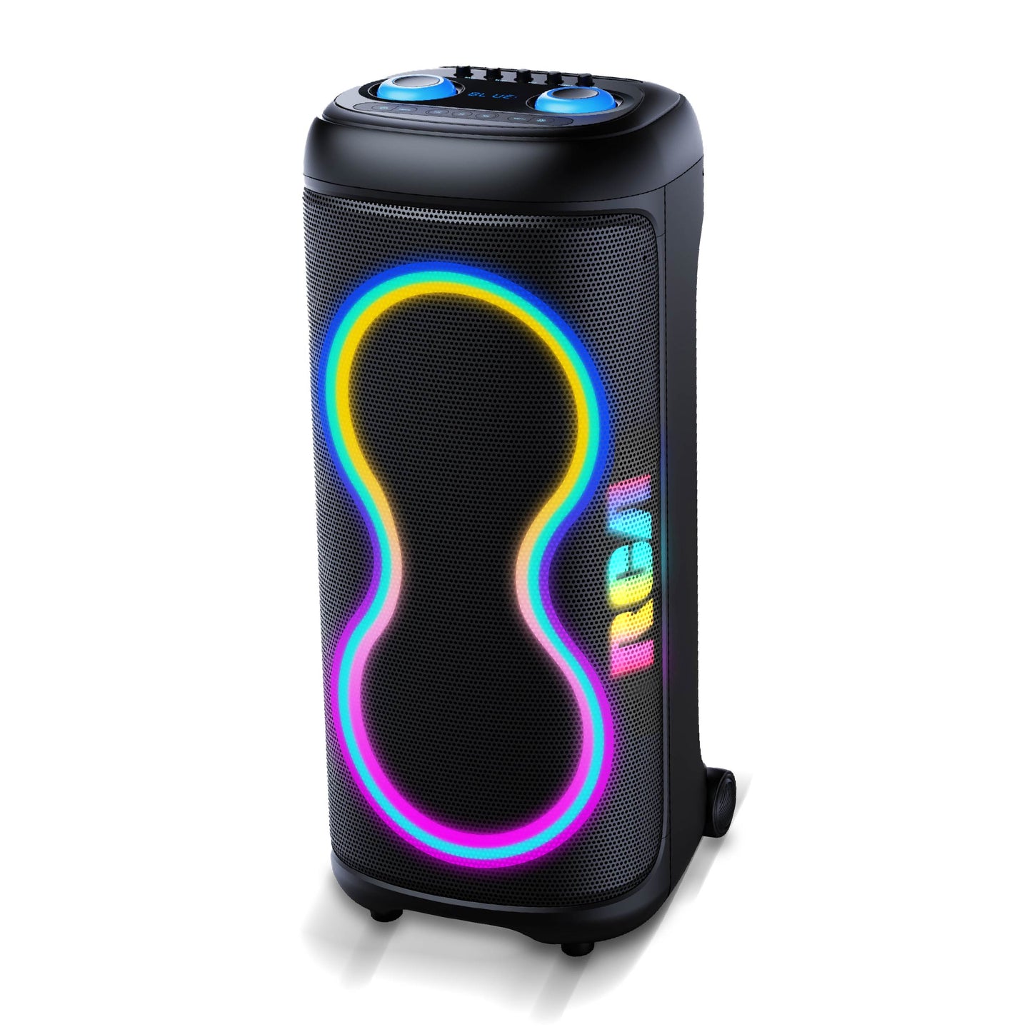 RCA BEAT-1010 Portable Bluetooth Speaker Wireless Karaoke Speaker with Mic & RGB Light
