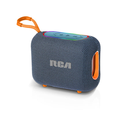 RCA BEAT-33 5W Portable Bluetooth Speaker with RGB Lights & Multiple Inputs