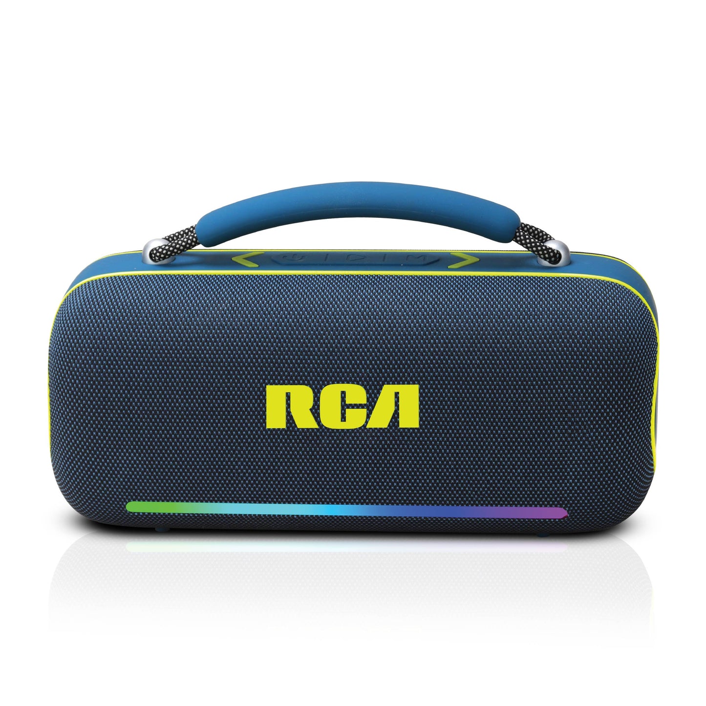 RCA BEAT-5 Portable Bluetooth Speaker 40W IPX5 Wireless Speaker with RGB Light