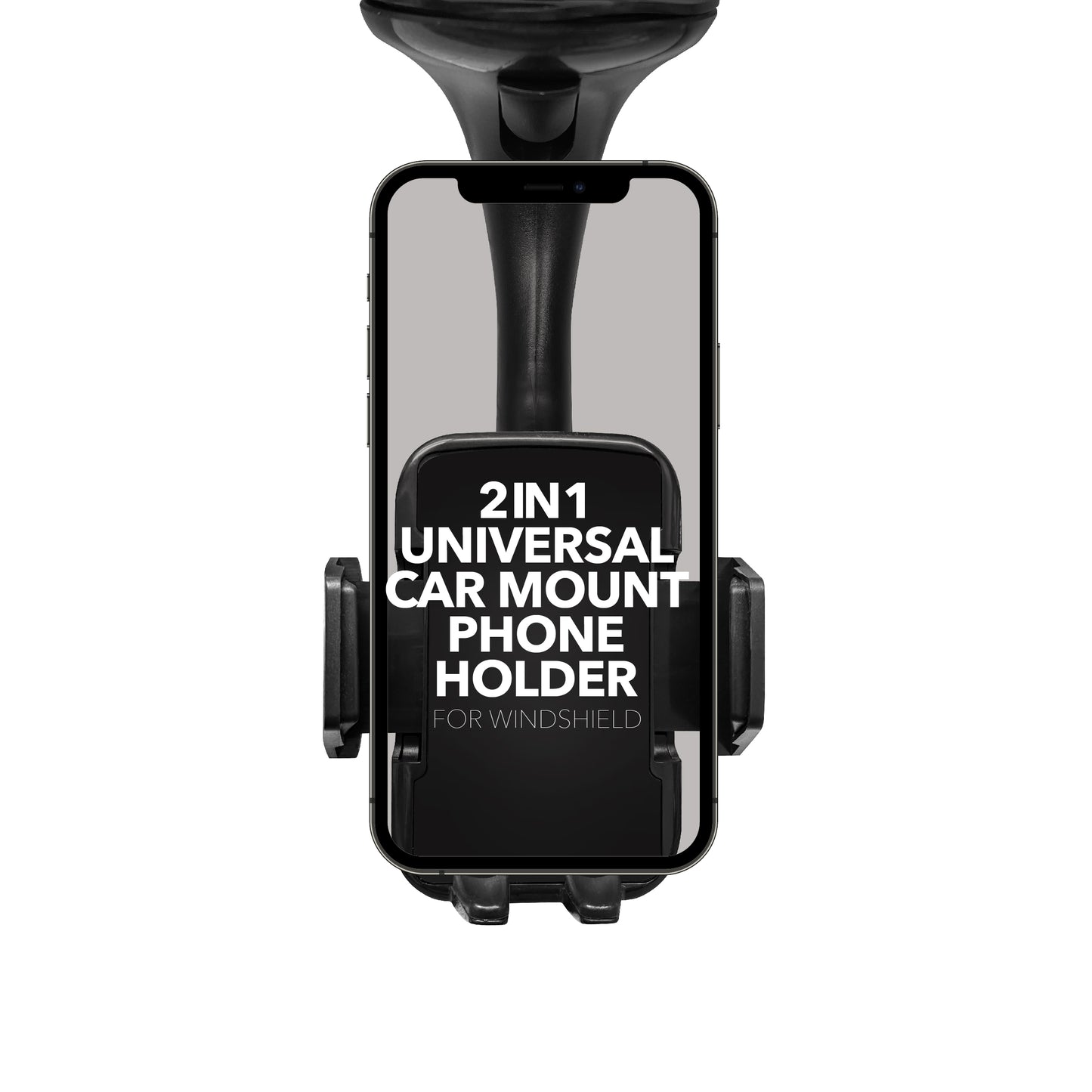 RCA 2-in-1 Universal Car Phone Holder for Dashboard & Windshield