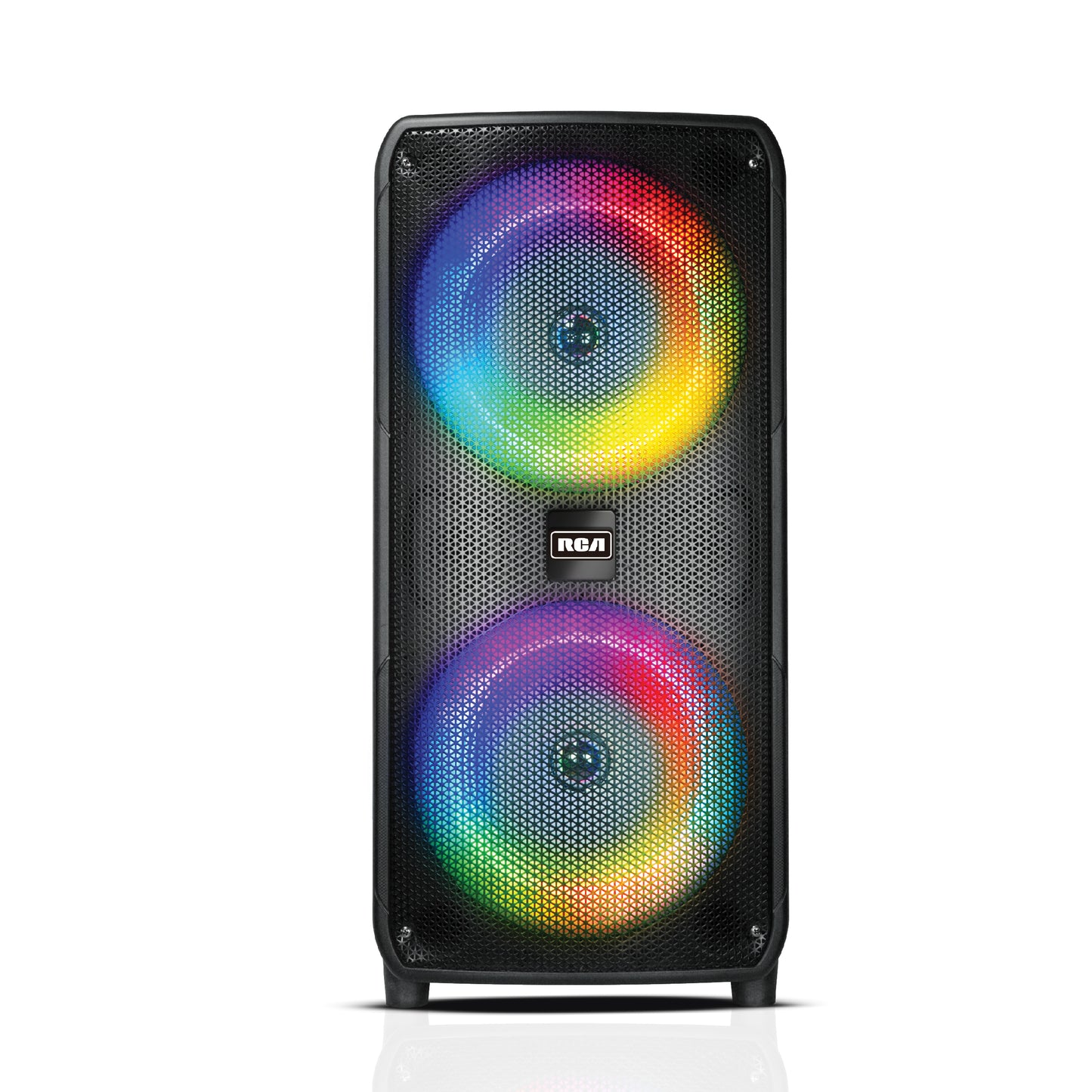 RCA Disco 8 RGB Wireless Party Speaker with Dual 8" Woofers & LED Lights