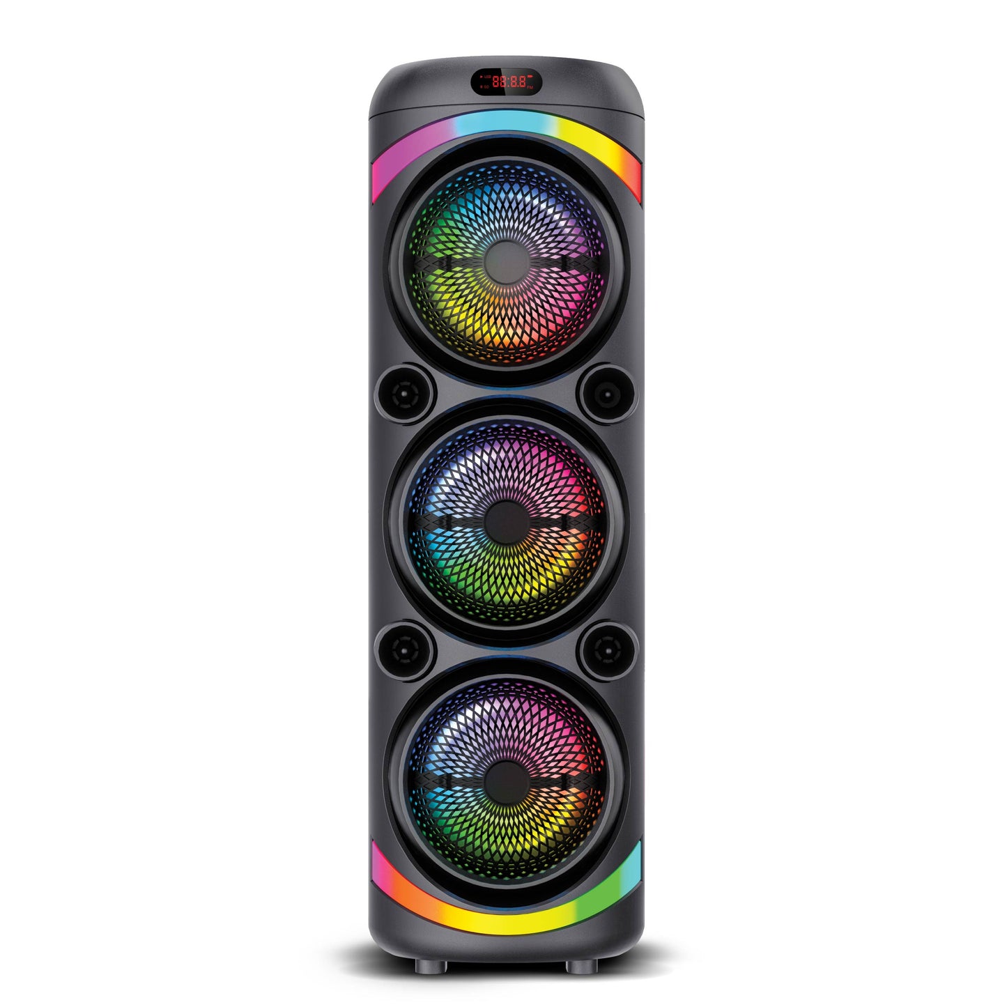 RCA FLEX-2108 Portable Bluetooth Speaker Wireless Karaoke Speaker with Mic & RGB Light