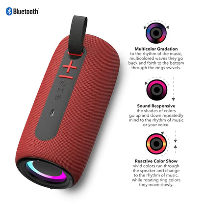 RCA FLEX-4 Mini Bazooka Flame Party Speaker with Sound Effects, 12H Playback Time, Bluetooth Version 5.1