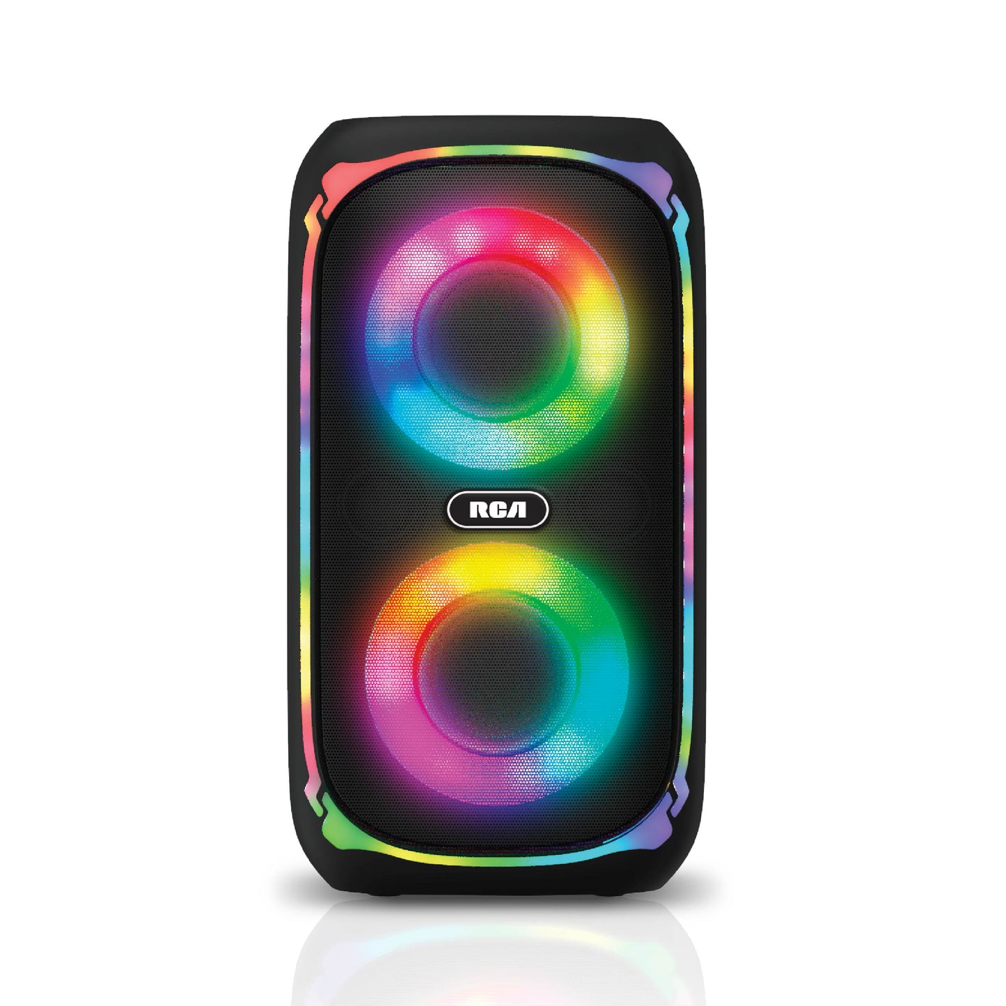 RCA BEAT-204 Portable Bluetooth Speaker Wireless Karaoke Speaker with LED Light