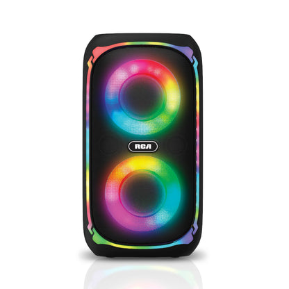 RCA BEAT-204 Portable Bluetooth Speaker Wireless Karaoke Speaker with LED Light